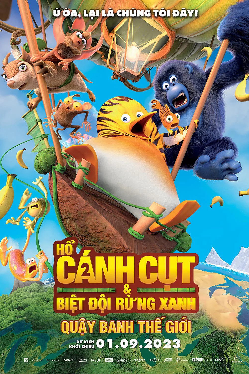 Hổ Cánh Cụt & Biệt Đội Rừng Xanh 2: Quậy Banh Thế Giới The Jungle Bunch: Operation Meltdown